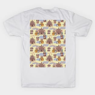 Tibetan terrier and monk T-Shirt